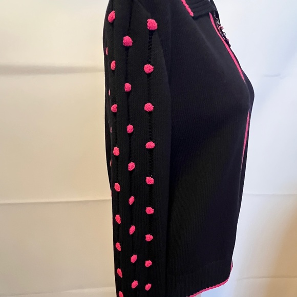 St. John Black Knit Sweater - Picture 4 of 6